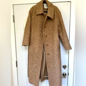 Cos Boucle Wrap Coat